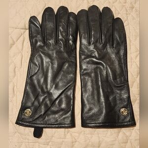 Womens Adrienne Vittadini Leather Gloves